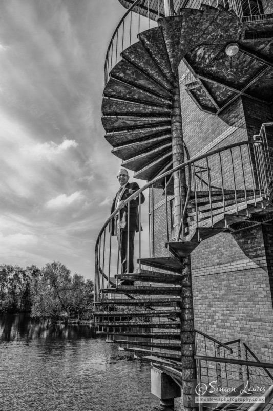 british gas business portrait spiral staircase