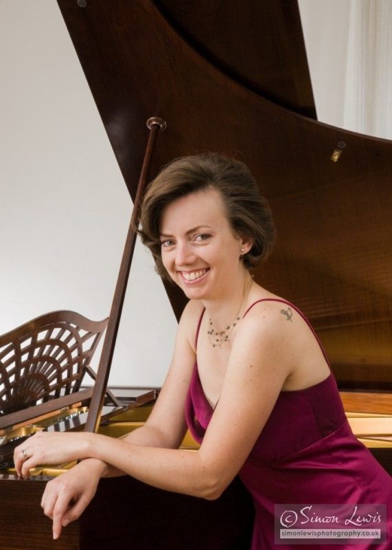 Colour portrait of choral singer Elizabeth Benedetto choral singer