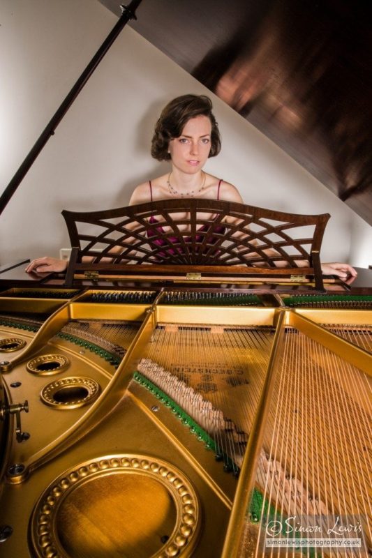Colour portrait of choral singer Elizabeth Benedetto