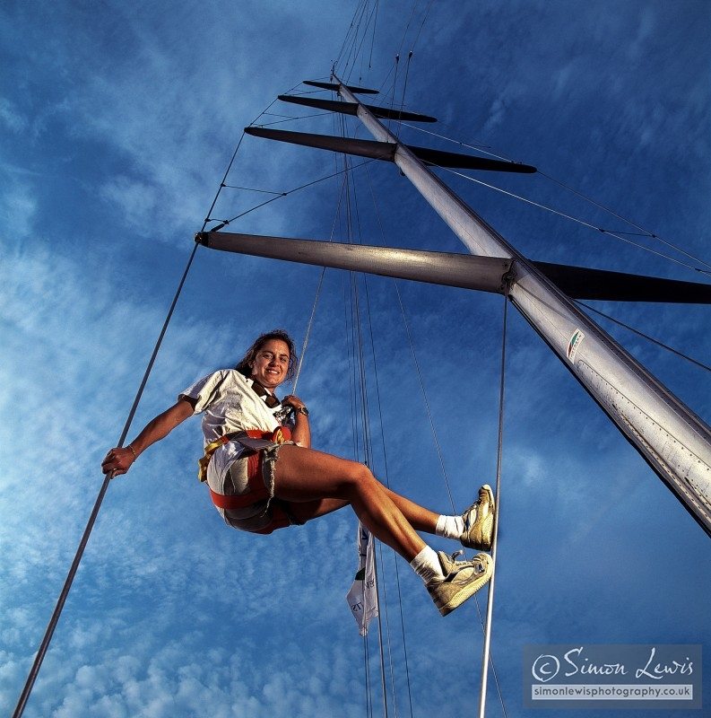 Colour Portrait of Yachtswomen Leah Newbold