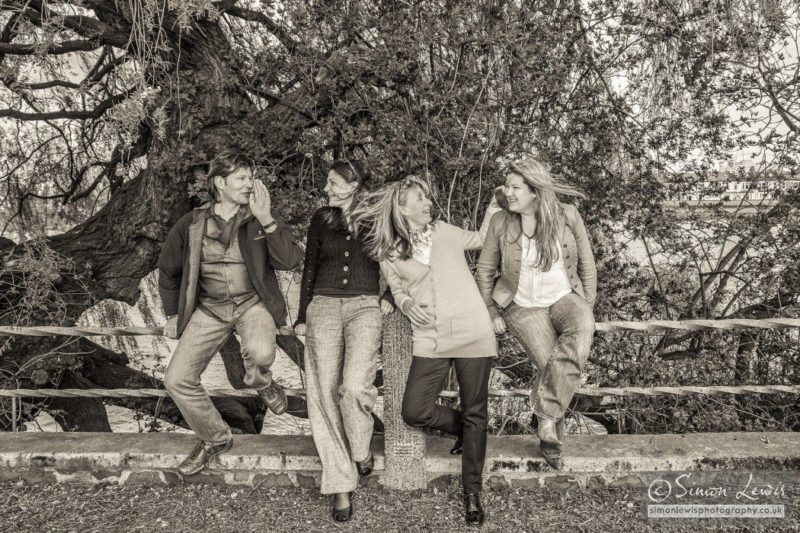 Orr Family group Portrait in sepia London