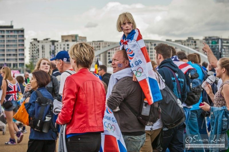 boy with union jack flag London Olympics 2012