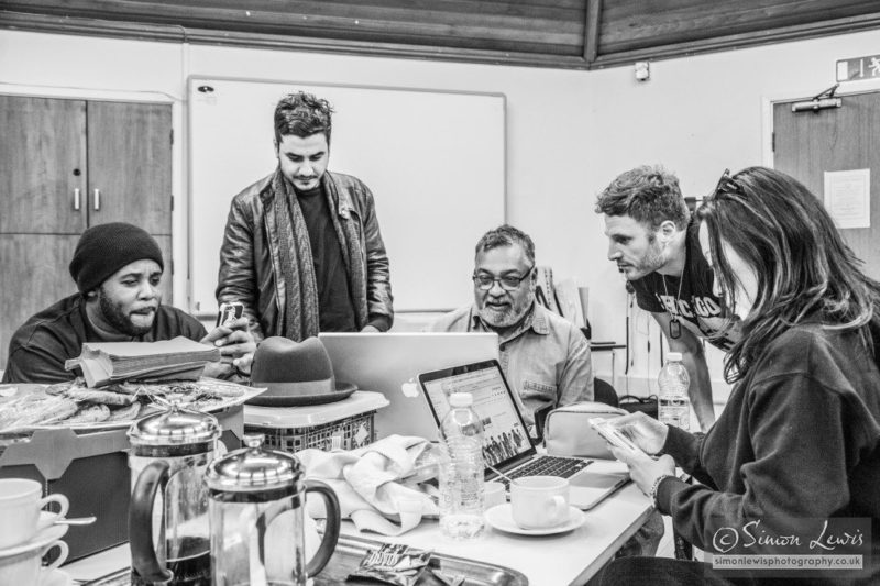 incognito back stage preparing for gig 2016