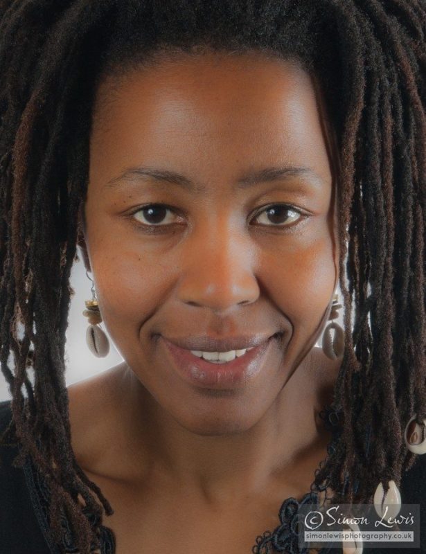 beautiful black lady portrait