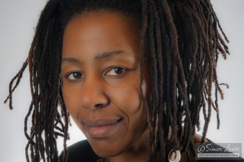 beautiful black lady portrait