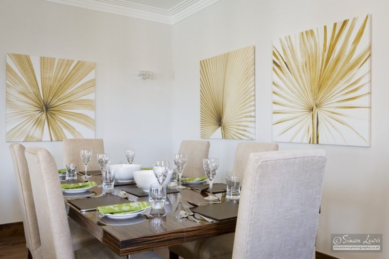 dining room apartment 15 Portland Place