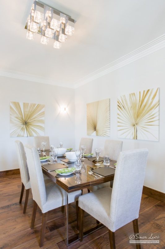 dining room apartment 15 Portland Place