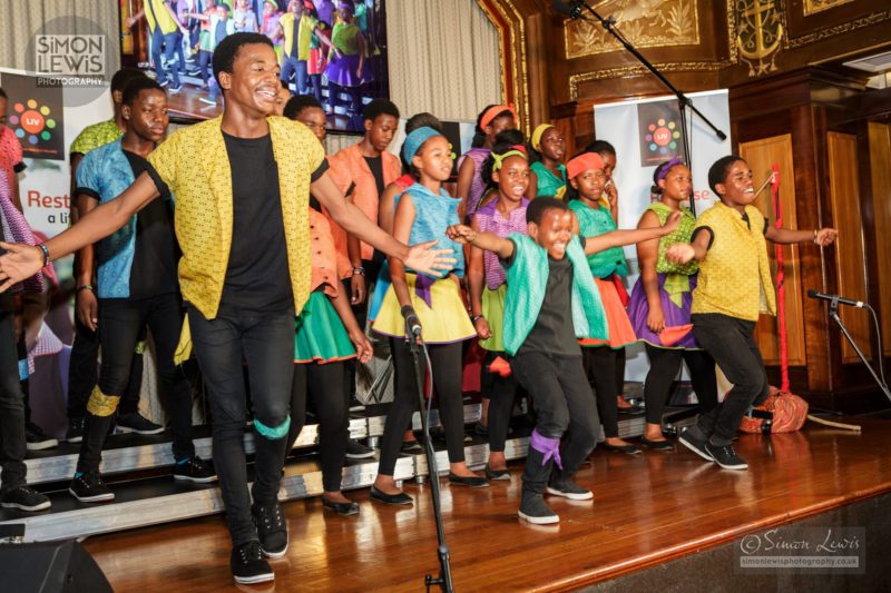 LIV village performing at the South African High commission in London